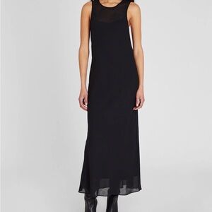 NWT Club Monaco Bias Wool Blend Gauze Maxi Dress